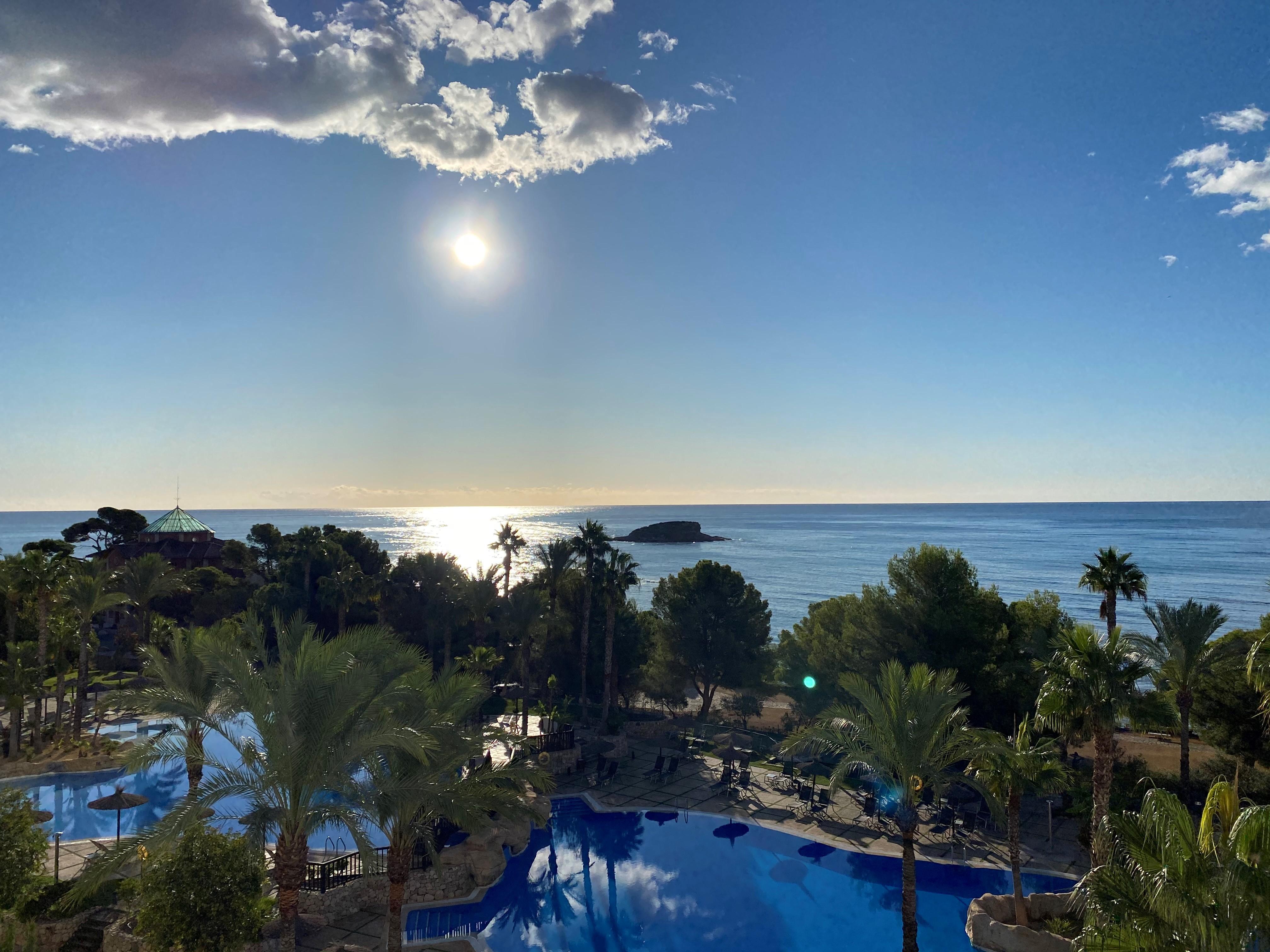 Sh Villa Gadea Altea Exterior photo Sunset at the resort